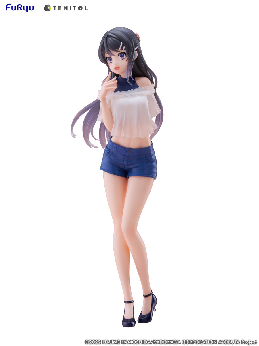 Furyu Figures Tenitol: Rascal Does Not Dream Of Bunny Girl Senpai - Mai Sakurajima