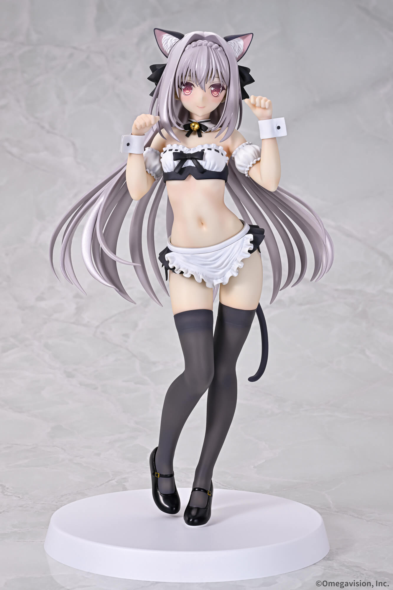 Q Six Scale Figure: Tsuki Ni Yorisou Otome No Sahou - Luna Sakurakouji Cat Maid Escala 1/6