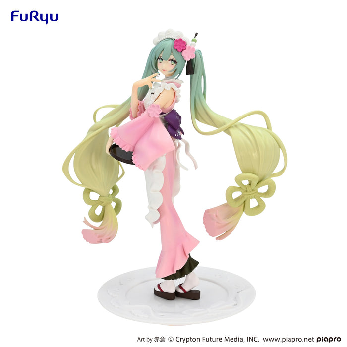 Furyu Figures Exceed Creative: Hatsune Miku - Matcha Green Tea Parfait Cherry Blossom