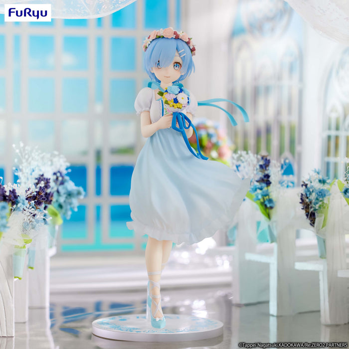 Furyu Figures Trio Try It: Re Zero Starting Life In Another World - Rem Bridesmaid