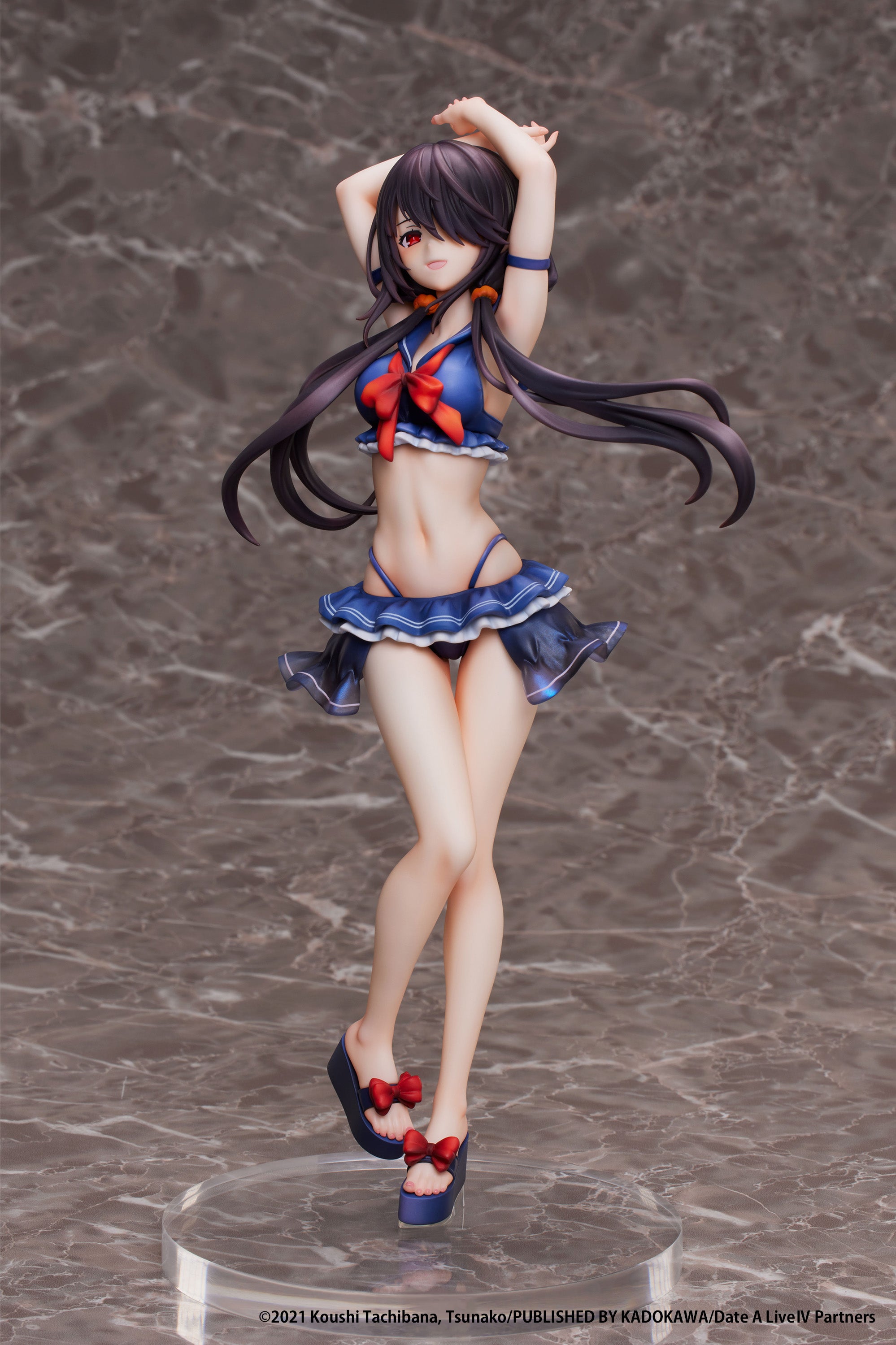 Elcoco Scale Figure: Date A Live Iv - Kurumi Tokisaki Escala 1/7