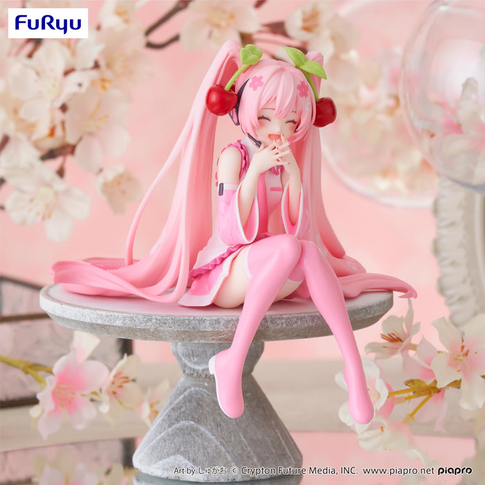 Furyu Figures Noodle Stopper: Hatsune Miku - Sakura Miku 2023 Smile