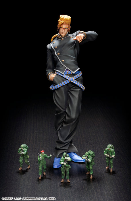 Medicos Entertainment Action Figure: Jojos Bizarre Adventure Part 4 Diamond Is Unbreakable - Keicho Nijimura Y Bad Company