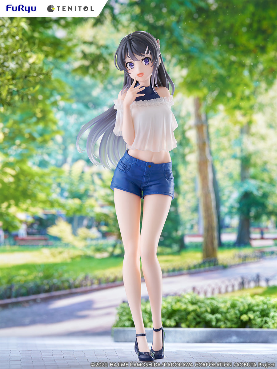 Furyu Figures Tenitol: Rascal Does Not Dream Of Bunny Girl Senpai - Mai Sakurajima