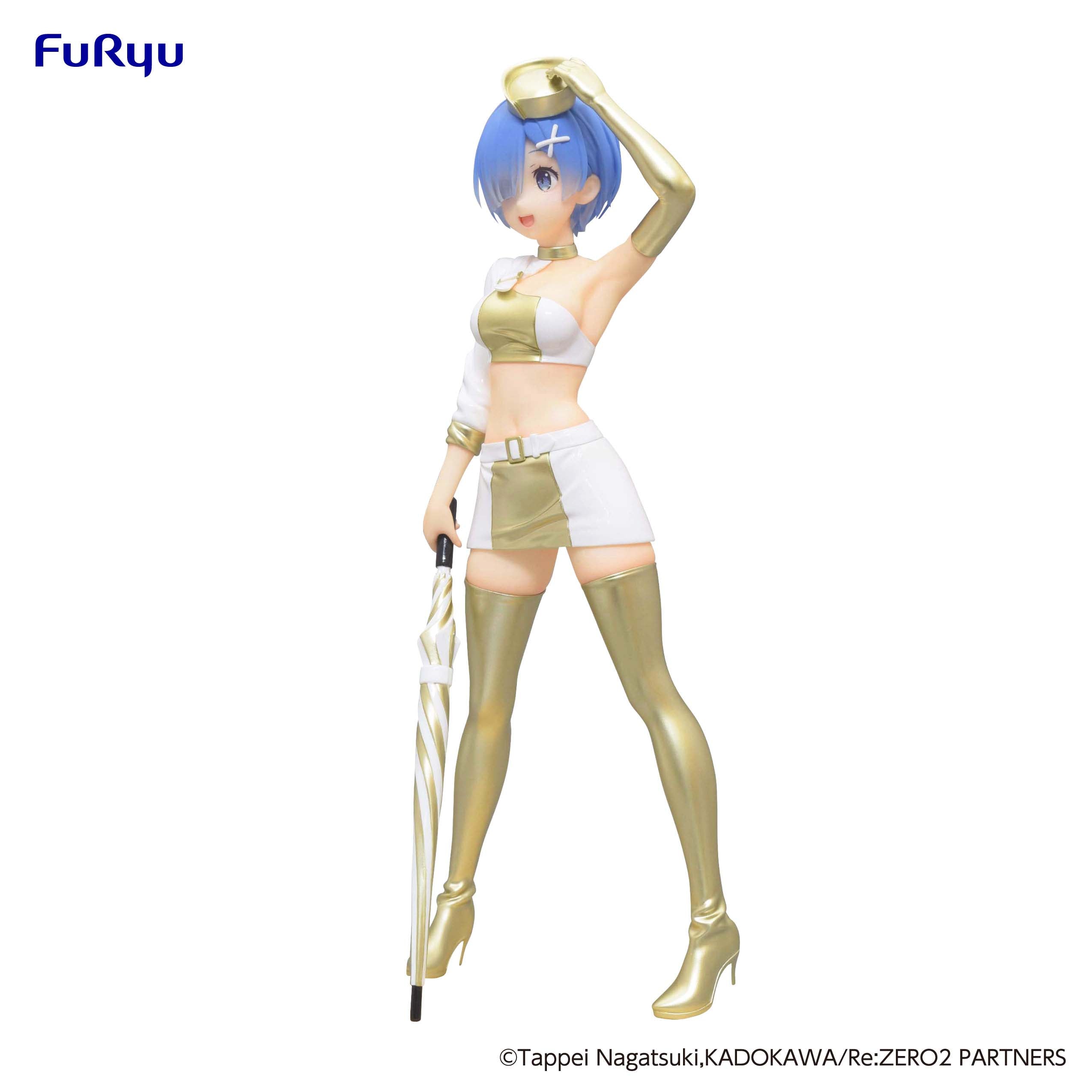 Furyu Figures Trio Try It: Re Zero Starting Life In Another World - Rem Grid Girl