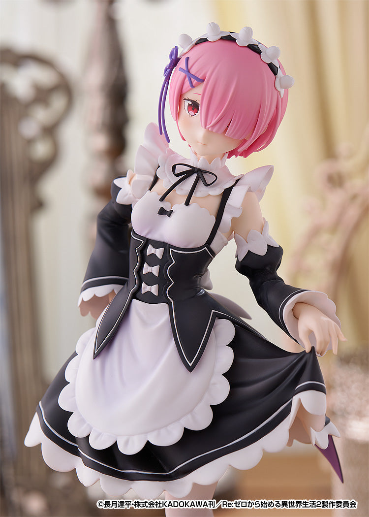 Good Smile Pop Up Parade L Size: Re Zero Starting Life In Another World - Ram