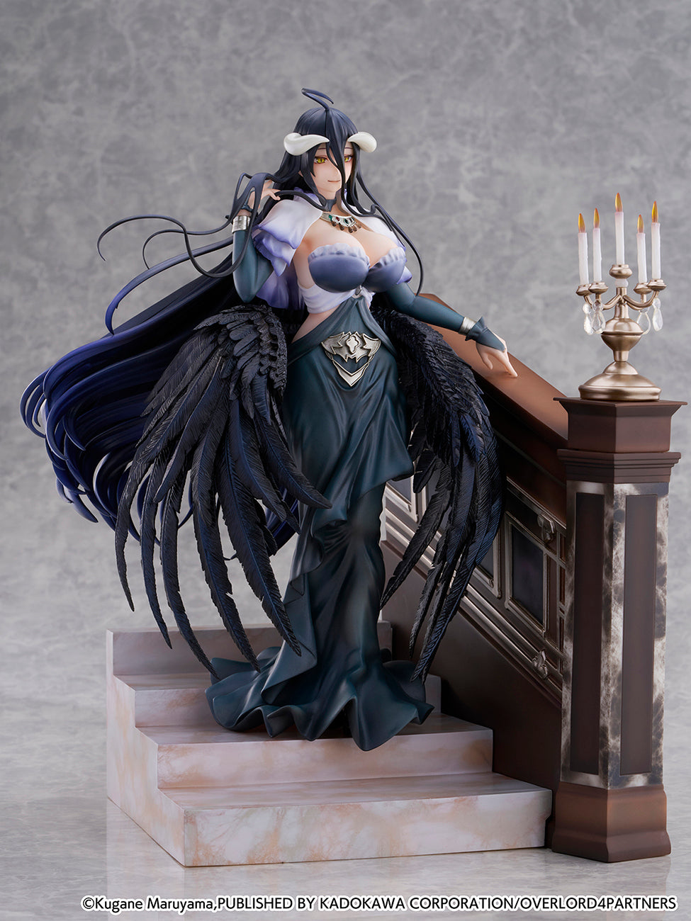 Cyberz Scale Figure: Overlord - Albedo Jet Black Dress Escala 1/7