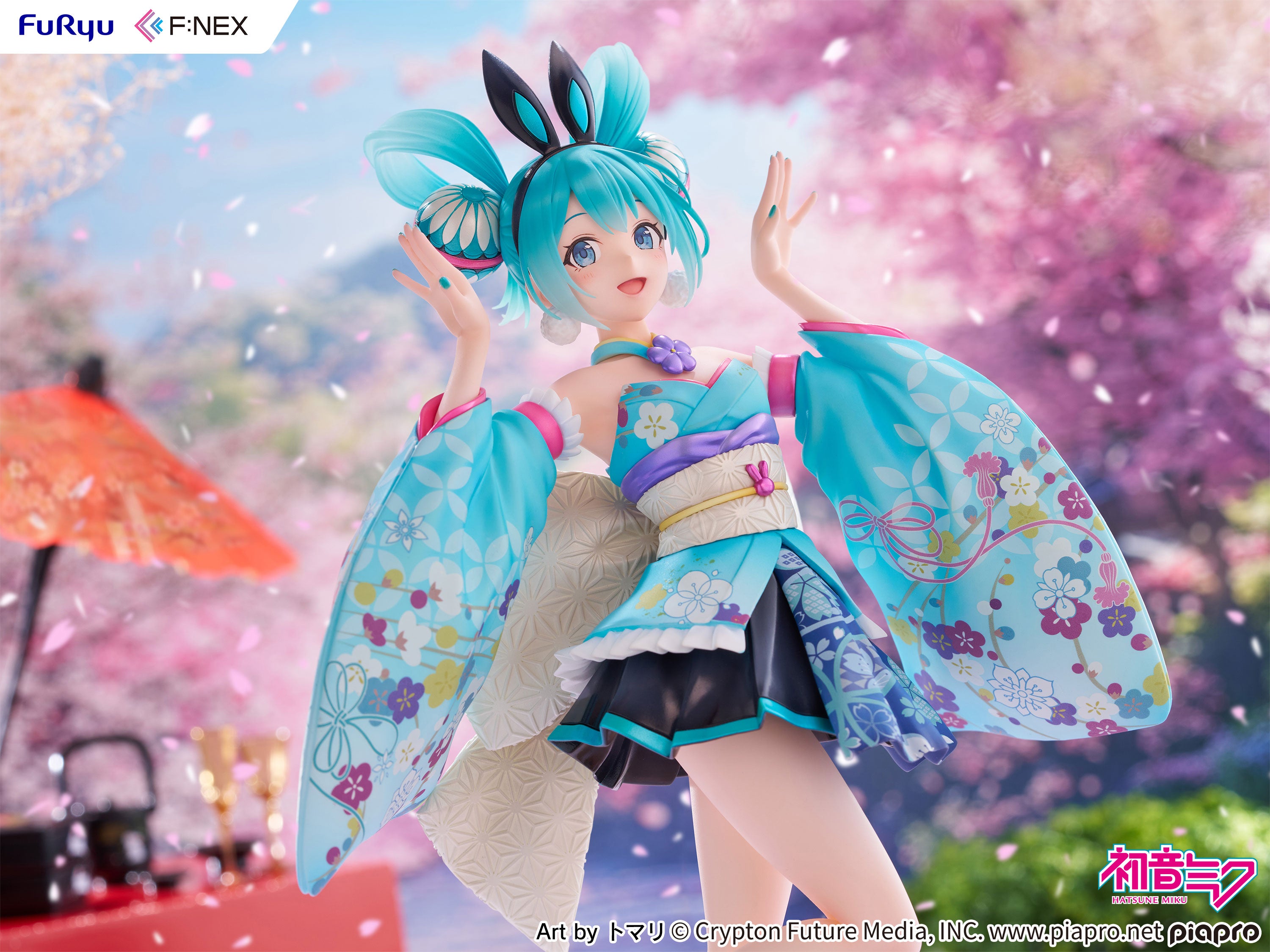 Furyu Scale Figure: Hatsune Miku - Hatsune Miku Wa Bunny Escala 1/7