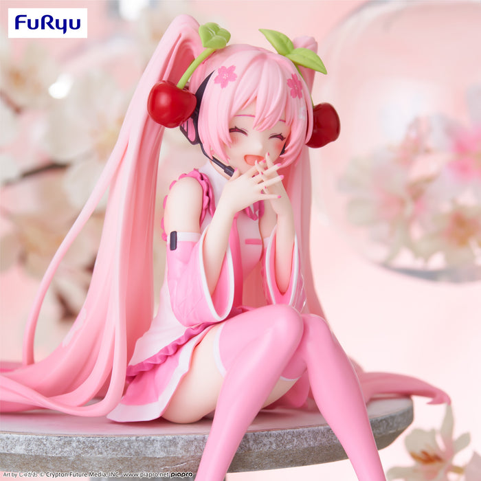 Furyu Figures Noodle Stopper: Hatsune Miku - Sakura Miku 2023 Smile