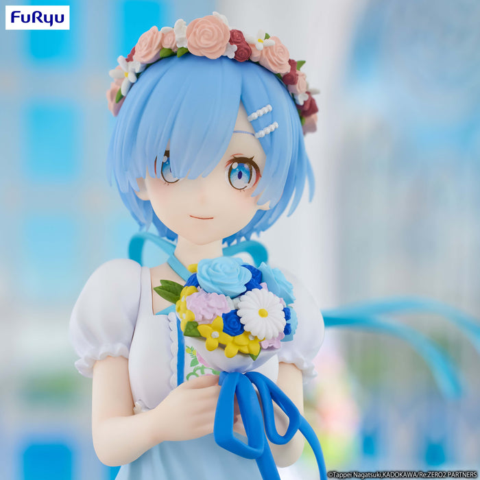 Furyu Figures Trio Try It: Re Zero Starting Life In Another World - Rem Bridesmaid