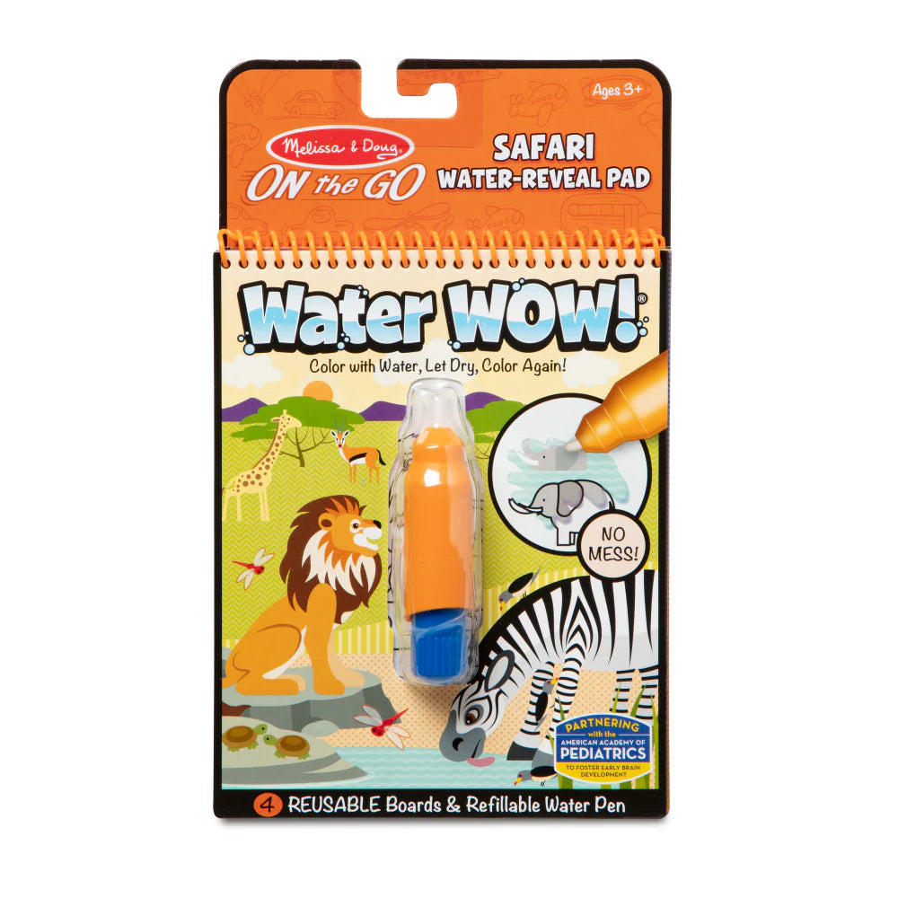 Melissa and Doug: Cuaderno Magico de Colorear Water Wow - Safari