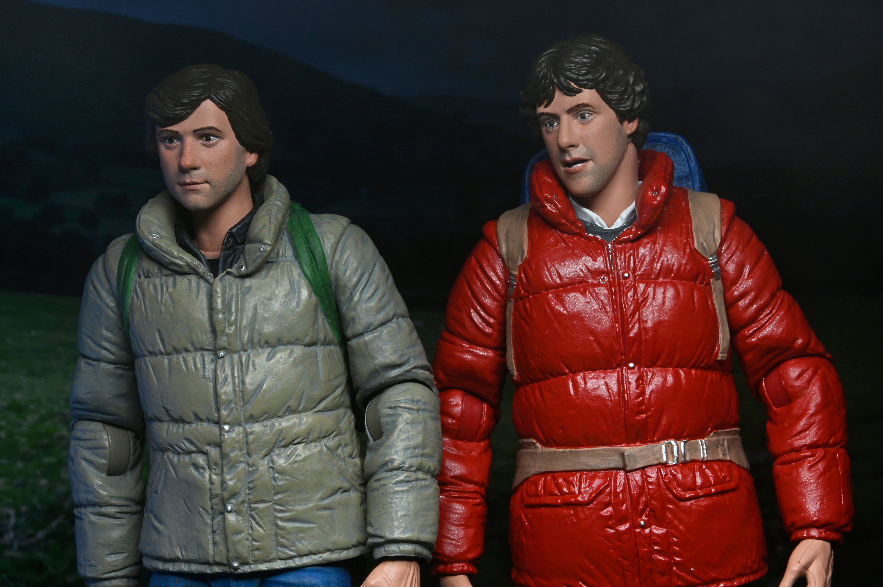 NECA Figura de Accion: Hombre Lobo Americano en Londres - Jack y David 2 Pack 7 Pulgadas