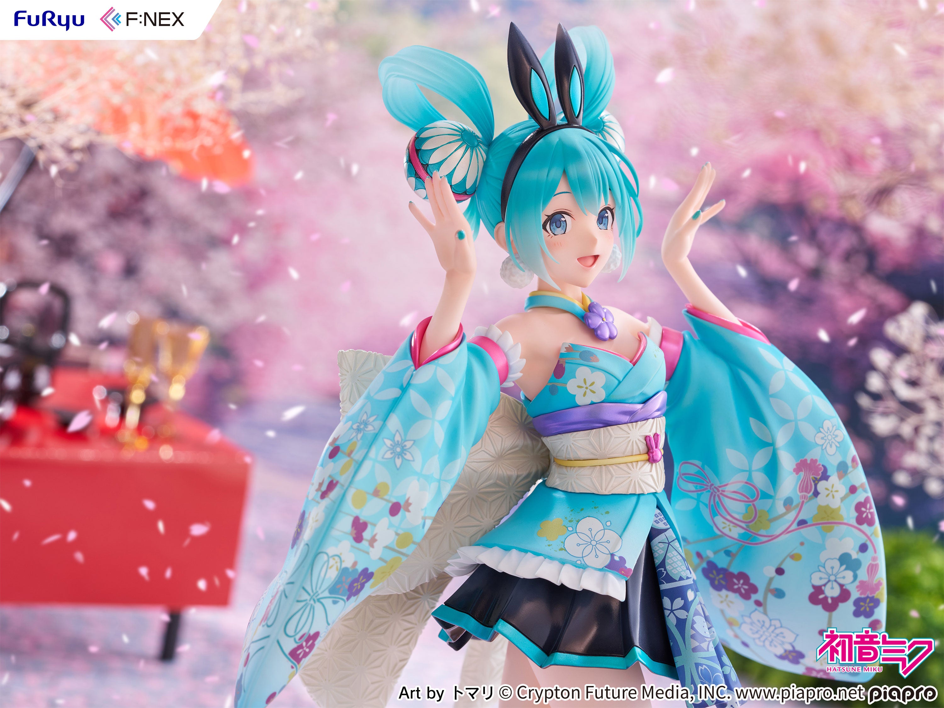 Furyu Scale Figure: Hatsune Miku - Hatsune Miku Wa Bunny Escala 1/7