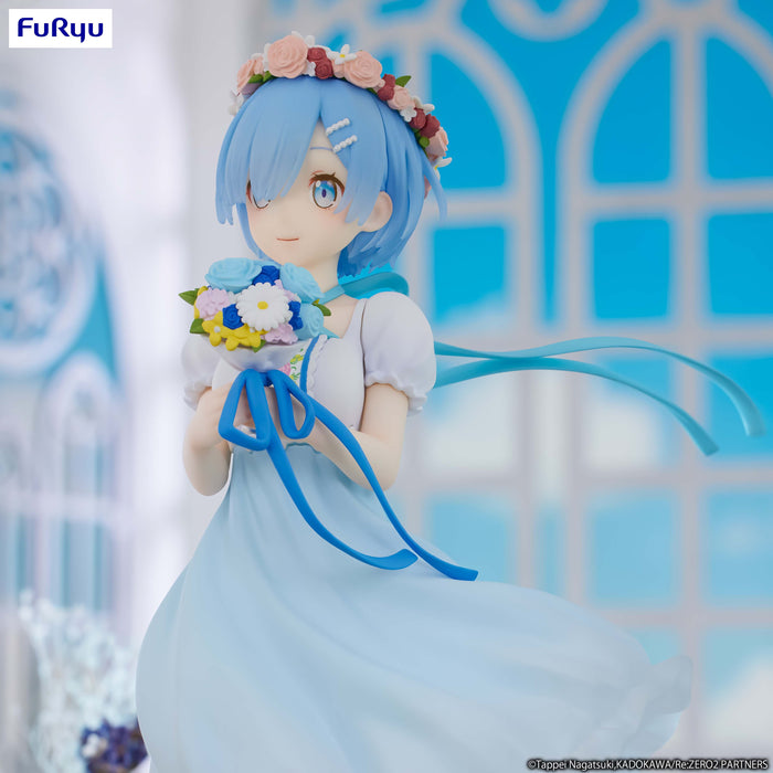 Furyu Figures Trio Try It: Re Zero Starting Life In Another World - Rem Bridesmaid