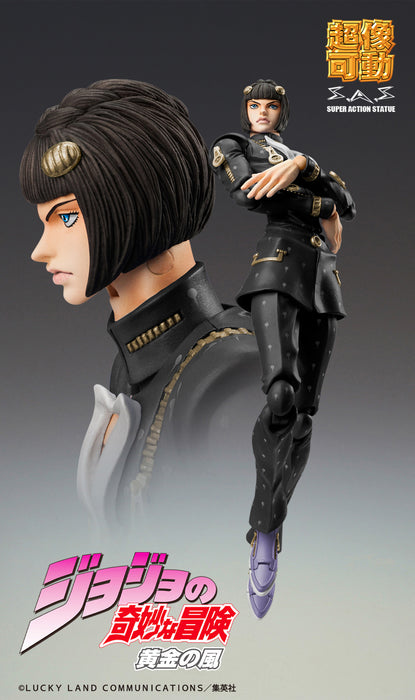 Medicos Entertainment Action Figure: Jojos Bizarre Adventure Golden Wind - Chozokado Bruno Bucciarati Black