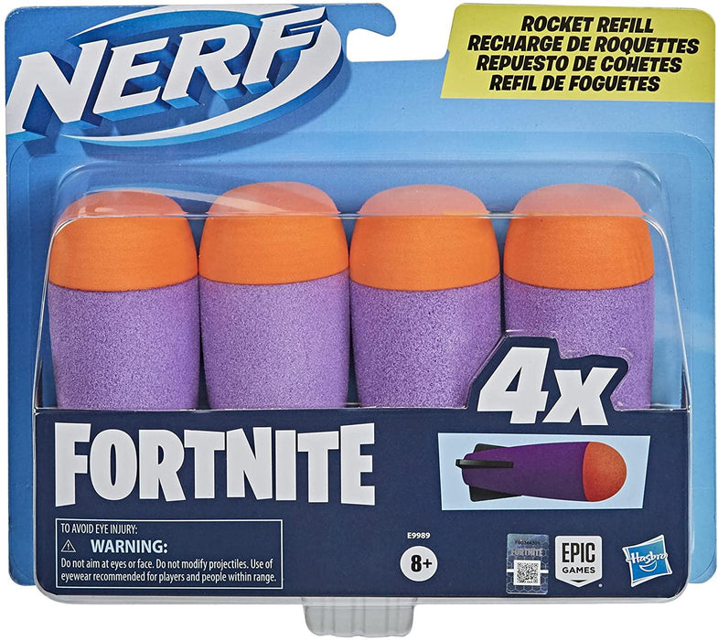 Nerf Fortnite: Repuesto De Cohetes 4x