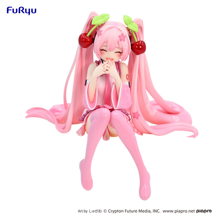 Furyu Figures Noodle Stopper: Hatsune Miku - Sakura Miku 2023 Smile