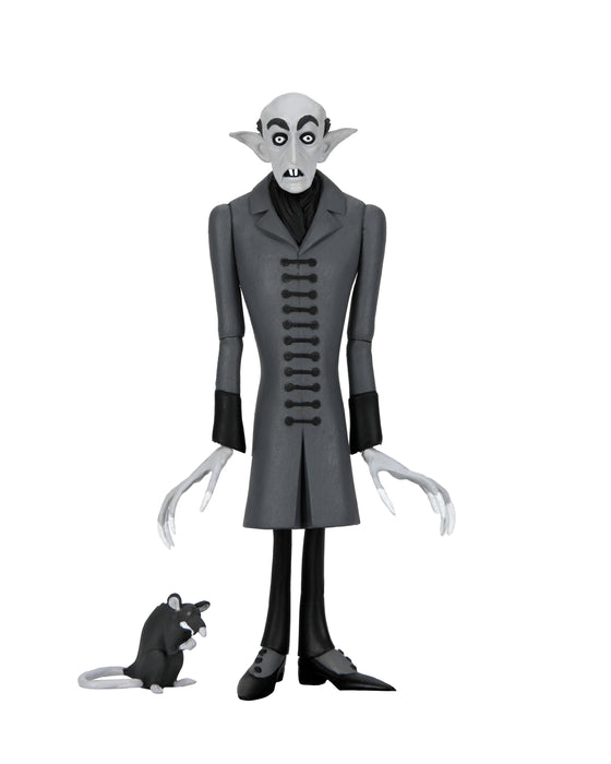 NECA Toony Terrors: Universal Monsters - Nosferatu Conde Orlok Silver Screen Edition 6 Pulgadas