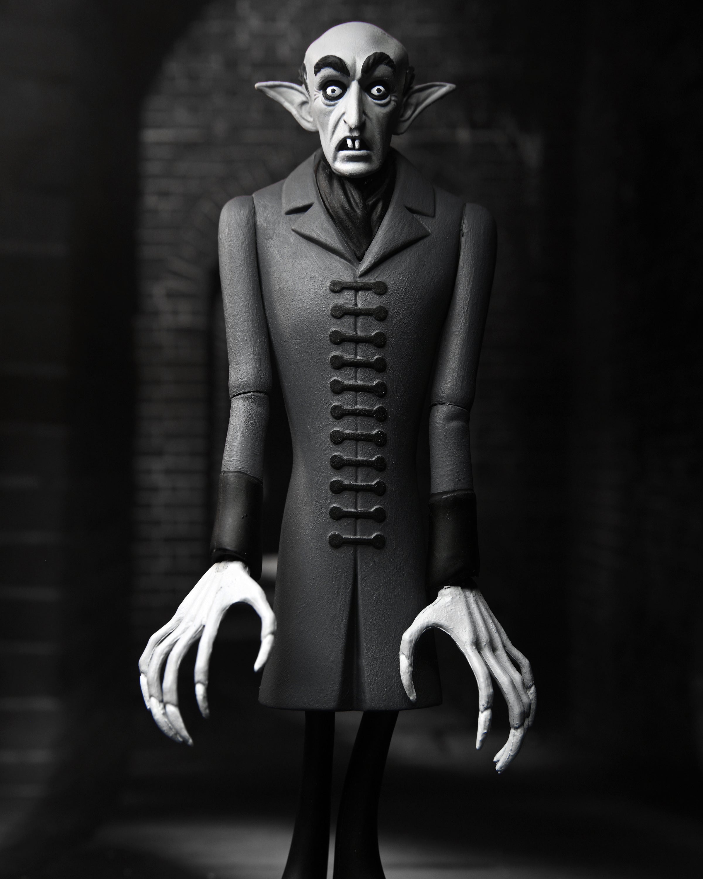 NECA Toony Terrors: Universal Monsters - Nosferatu Conde Orlok Silver Screen Edition 6 Pulgadas