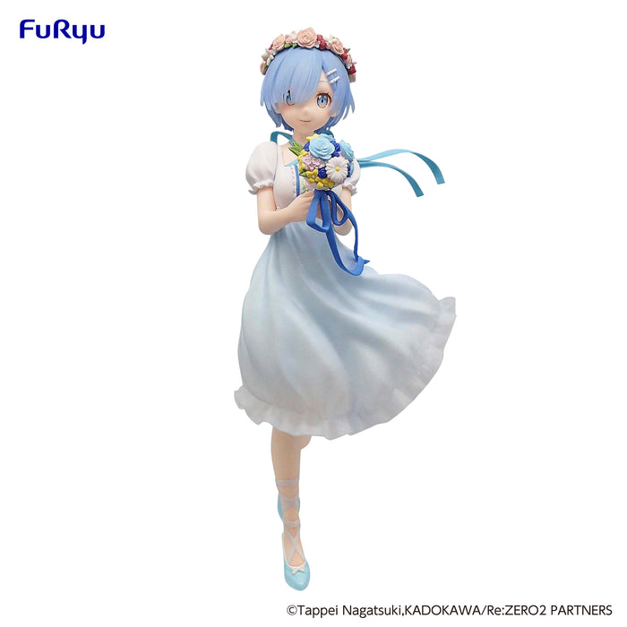 Furyu Figures Trio Try It: Re Zero Starting Life In Another World - Rem Bridesmaid