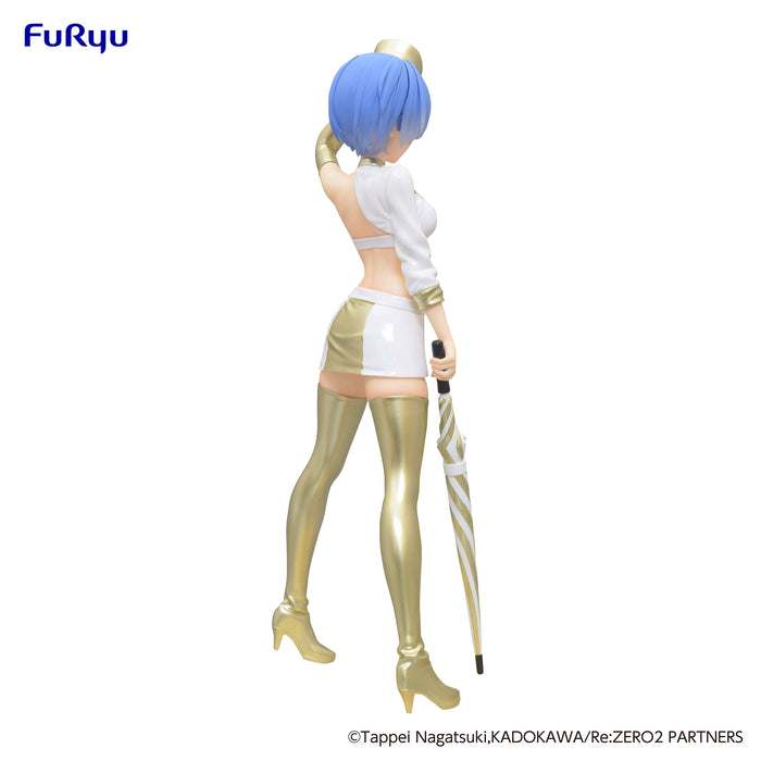 Furyu Figures Trio Try It: Re Zero Starting Life In Another World - Rem Grid Girl