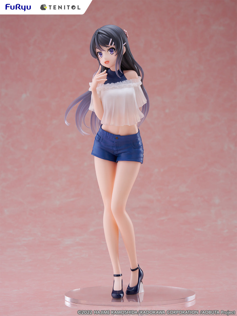 Furyu Figures Tenitol: Rascal Does Not Dream Of Bunny Girl Senpai - Mai Sakurajima