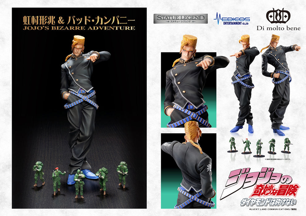 Medicos Entertainment Action Figure: Jojos Bizarre Adventure Part 4 Diamond Is Unbreakable - Keicho Nijimura Y Bad Company