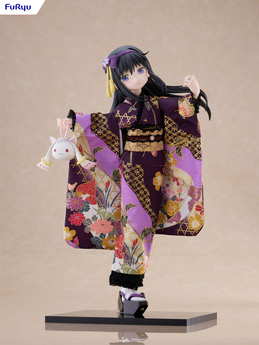 Furyu Scale Figure: Puella Magi Madoka Magica The Movie Rebellion - Homura Akemi Con Vestido Japones Escala 1/4