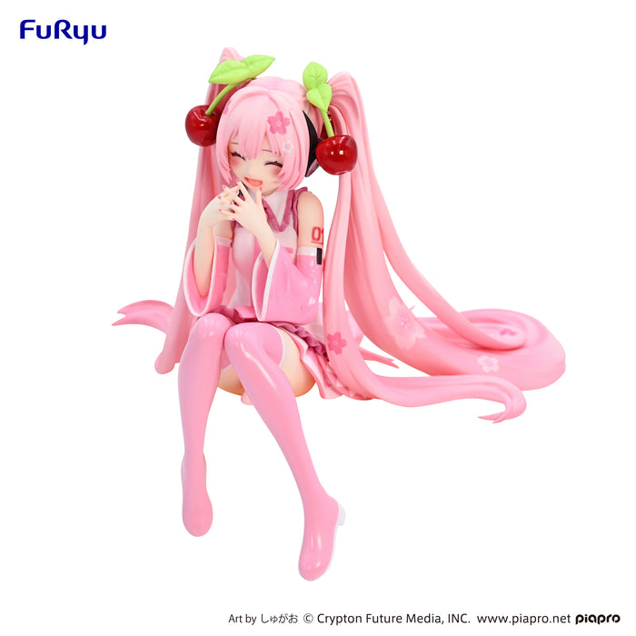 Furyu Figures Noodle Stopper: Hatsune Miku - Sakura Miku 2023 Smile