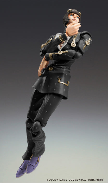 Medicos Entertainment Action Figure: Jojos Bizarre Adventure Golden Wind - Chozokado Bruno Bucciarati Black