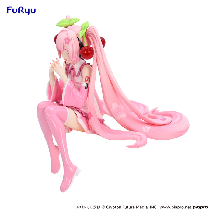 Furyu Figures Noodle Stopper: Hatsune Miku - Sakura Miku 2023 Smile