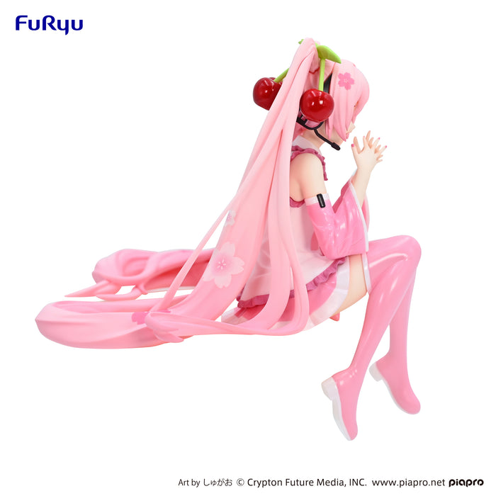 Furyu Figures Noodle Stopper: Hatsune Miku - Sakura Miku 2023 Smile