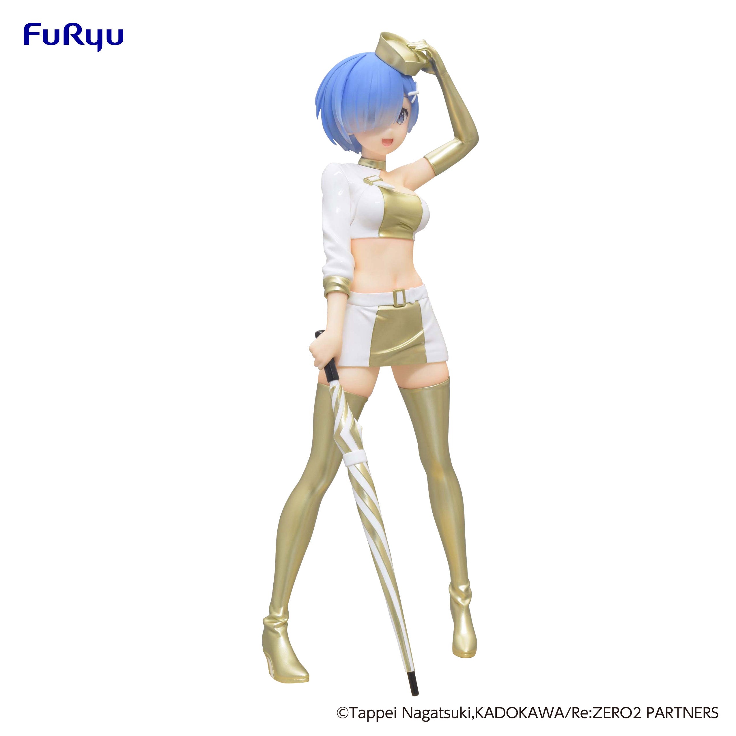 Furyu Figures Trio Try It: Re Zero Starting Life In Another World - Rem Grid Girl