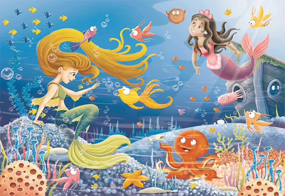 Ravensburger Rompecabezas: Historias de sirenas 60 piezas