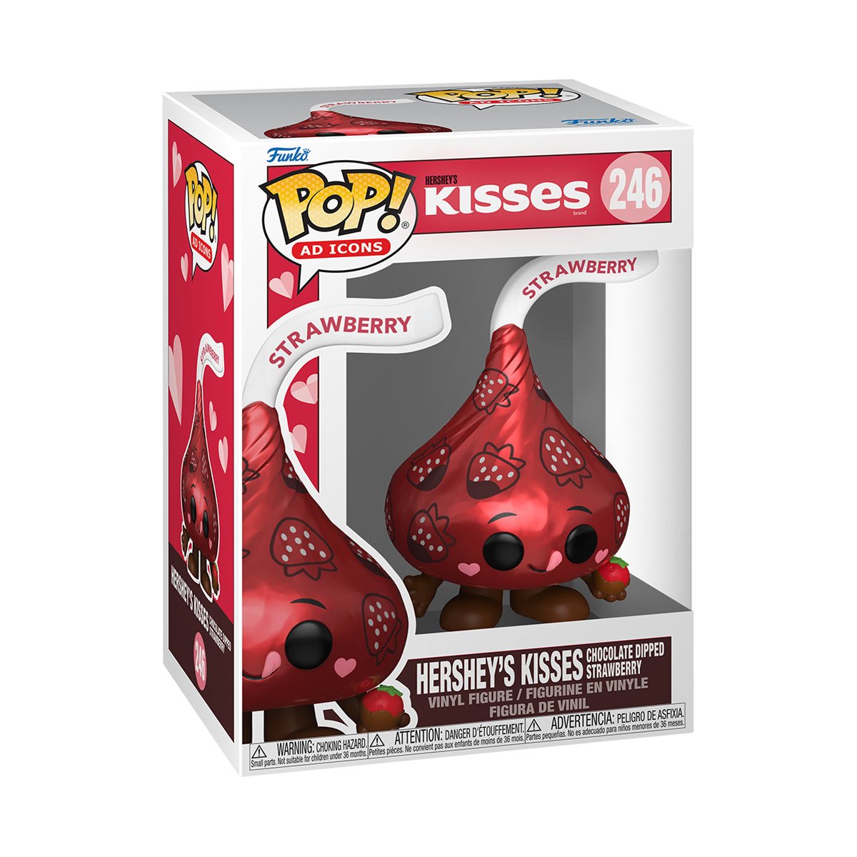 Funko Pop Ad Icons: Hersheys - Strawberry Creme Kiss