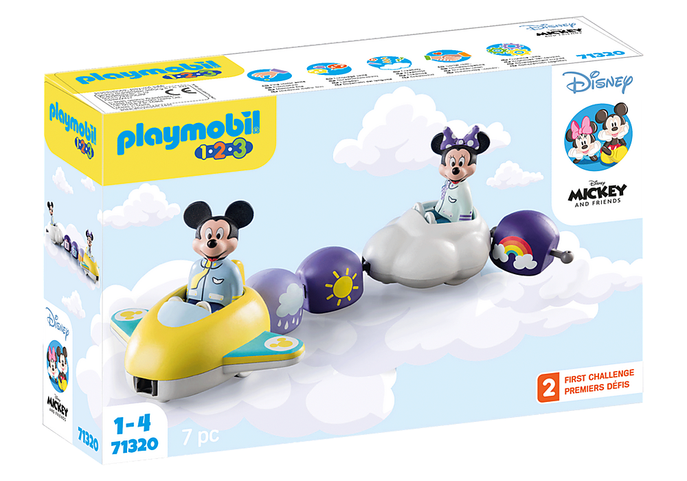 Playmobil 1 2 3 Disney: Mickey y Minnie Tren Nube 71320