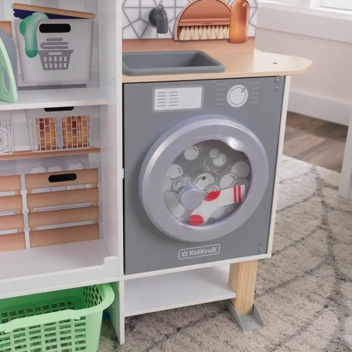 KidKraft: Cocina y Lavanderia 2 en 1