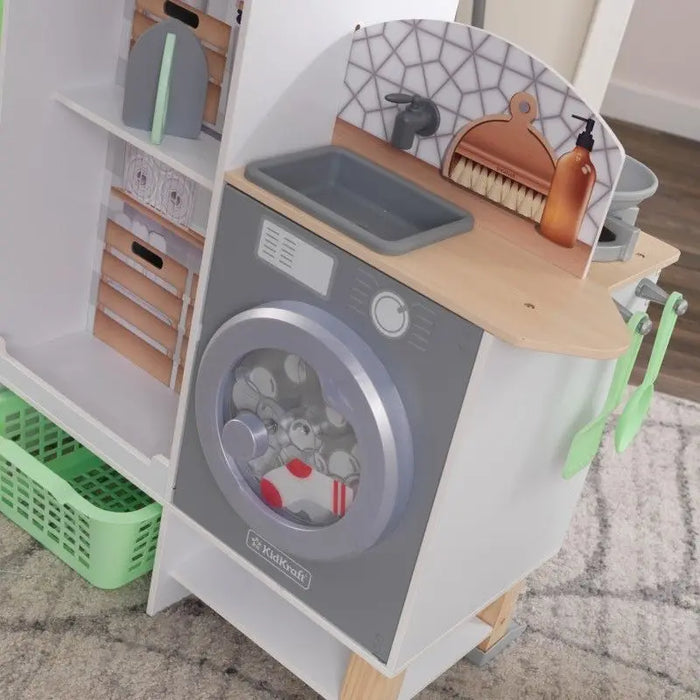 KidKraft: Cocina y Lavanderia 2 en 1