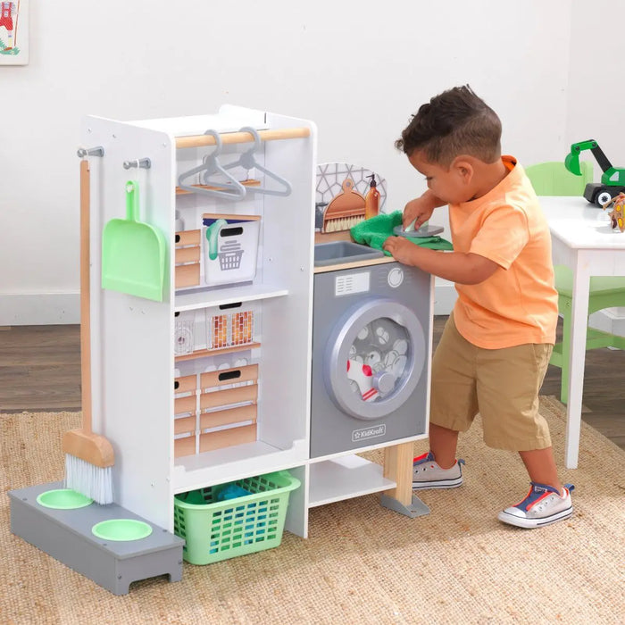 KidKraft: Cocina y Lavanderia 2 en 1