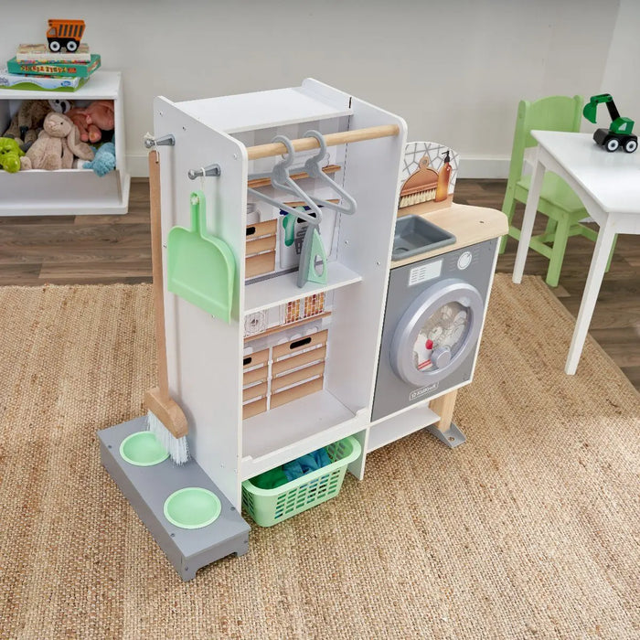 KidKraft: Cocina y Lavanderia 2 en 1