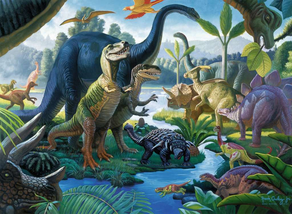 Ravensburger Rompecabezas: Dinosaurios Tierra de Gigantes Kids XXL 100 piezas