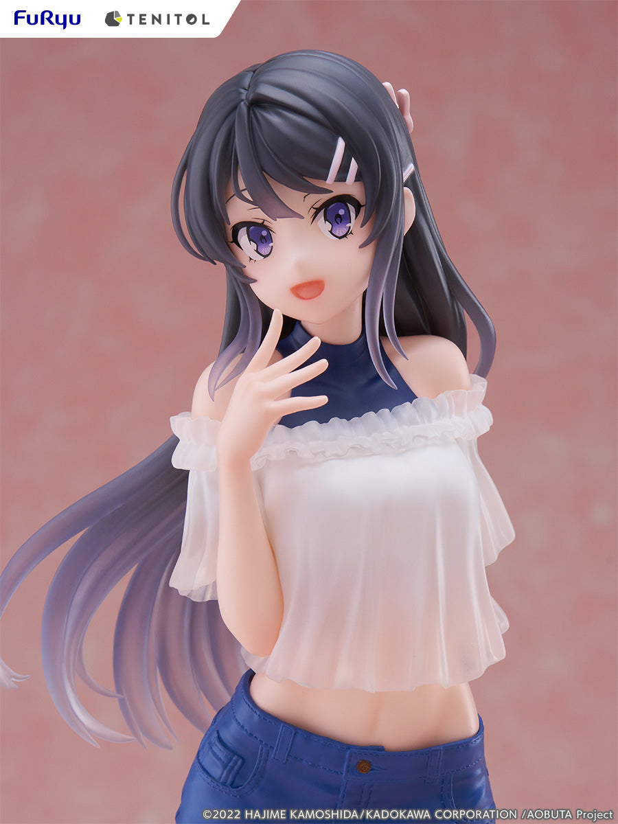 Furyu Figures Tenitol: Rascal Does Not Dream Of Bunny Girl Senpai - Mai Sakurajima