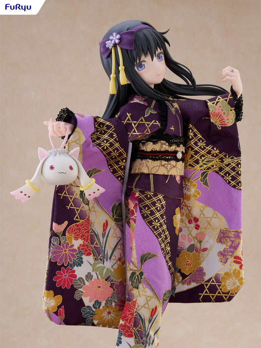 Furyu Scale Figure: Puella Magi Madoka Magica The Movie Rebellion - Homura Akemi Con Vestido Japones Escala 1/4