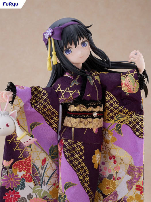 Furyu Scale Figure: Puella Magi Madoka Magica The Movie Rebellion - Homura Akemi Con Vestido Japones Escala 1/4