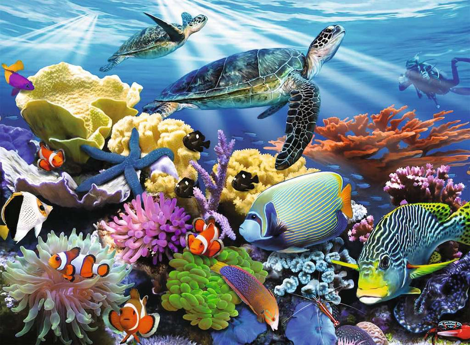 Ravensburger Rompecabezas: Tortugas Oceanicas Kids XXL 200 piezas