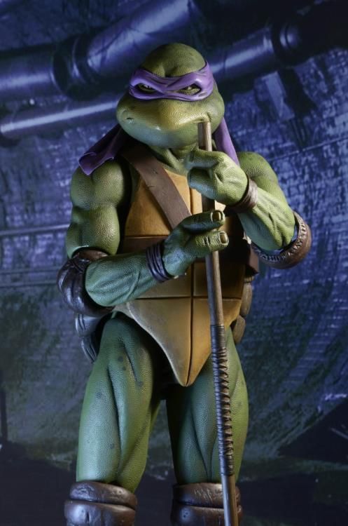 NECA Figura de Accion: TMNT Tortugas Ninja 1990 - Donatello Escala 1/4