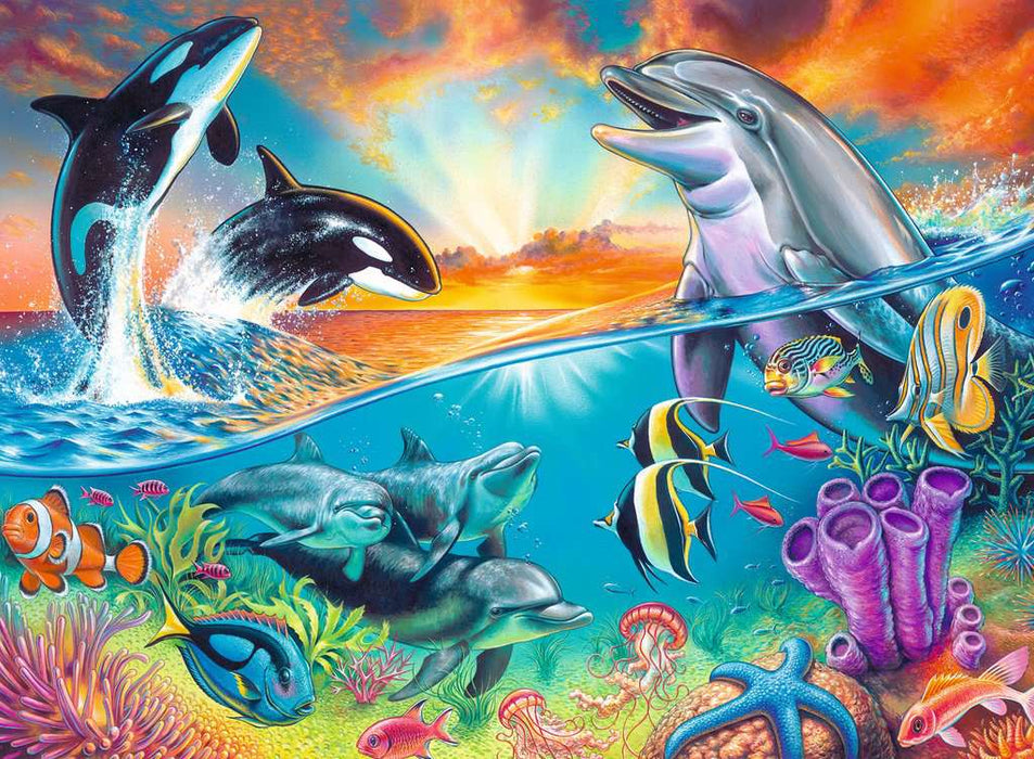 Ravensburger Rompecabezas: Animales del Mar Kids XXL 200 piezas