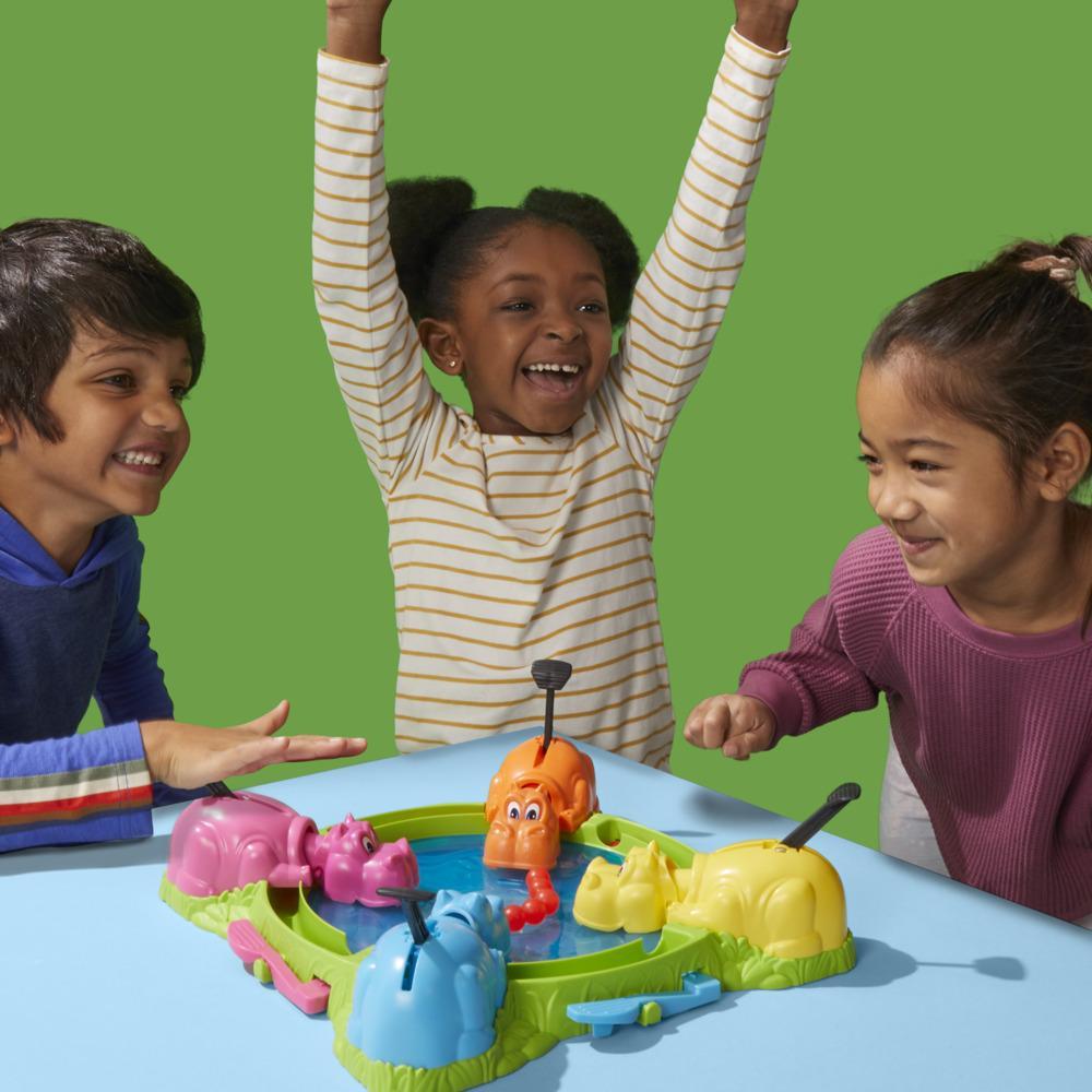 Hasbro Gaming: Hippos Glotones Refresh Juego De Mesa