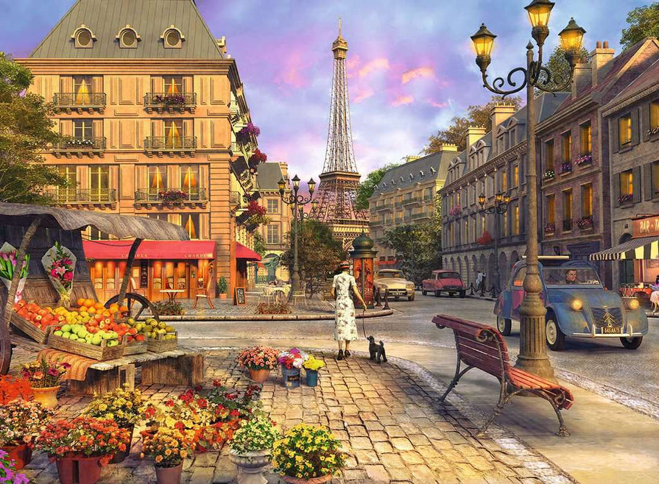 Ravensburger Rompecabezas Adultos: Paseo en Paris 500 piezas