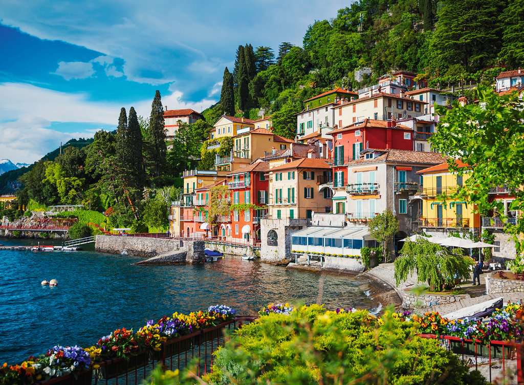 Ravensburger Rompecabezas Adultos: Lago Como Italia 500 piezas